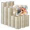 Sure-Max 72 Rolls Extra-Wide Shipping & Packing Tape (3" x 110 yard/330' each) - Moving & Adhesive Carton Sealing - 2.0mil Clear